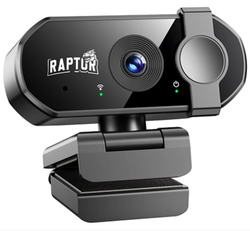 Web Cam Raptor Vision 4K C/Microfono C/Tapa