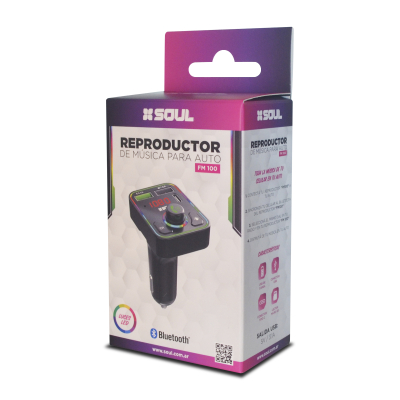 Sintonizador Fm Led Fm100 Soul