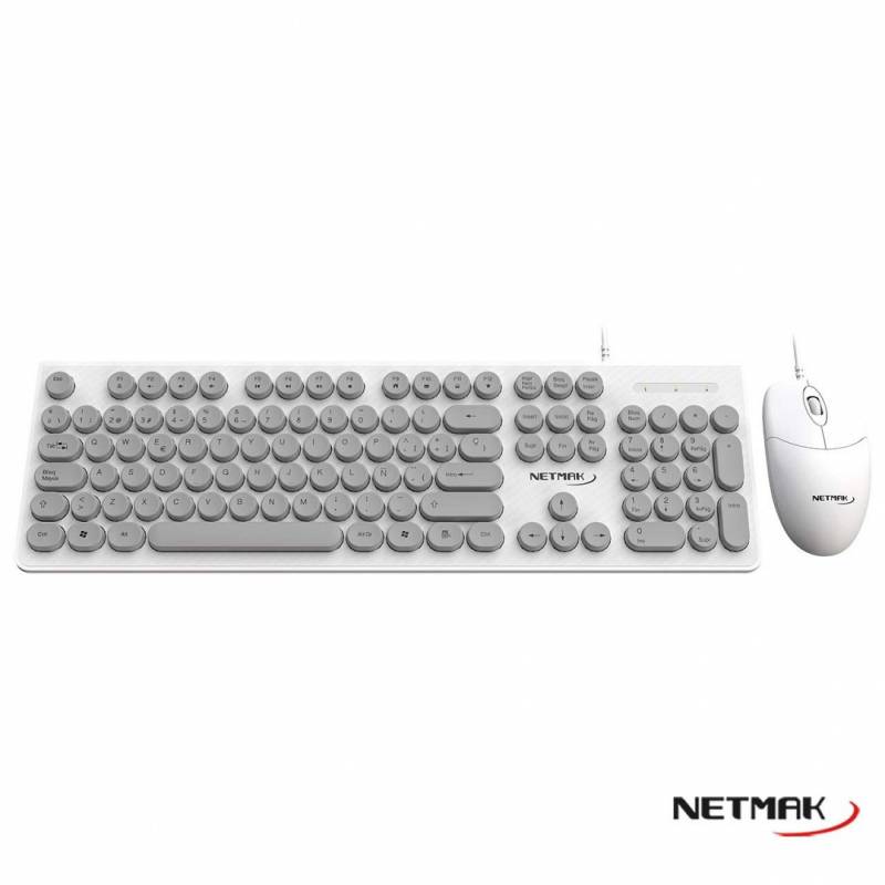 Teclado Y Mouse Usb Netmak (Nm-Kb258)