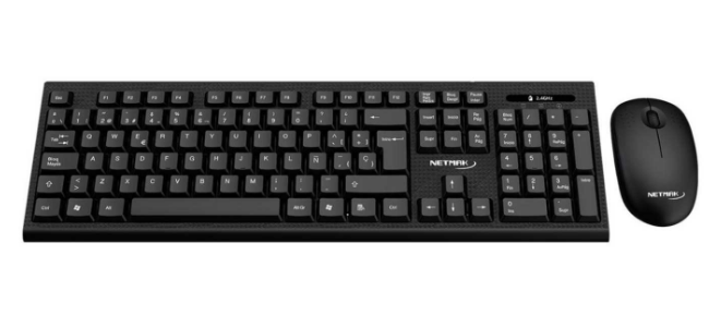 Teclado + Mouse Inalambrico Netmak (Nm-Kb760)