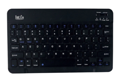 Teclado Inalambrico Bluetooth Portatil Int.co (Rdk-904) Negro