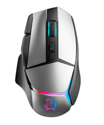 Mouse Raptor Storm Grip 9 Botones 8000Dpi Retroiluminado