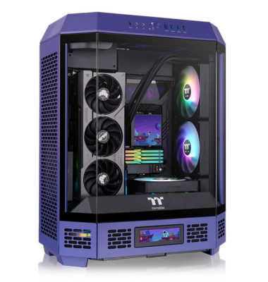 Gabinete Tt The Tower 600 Mid-Tower Tg X3 Fan X2 Future Dusk