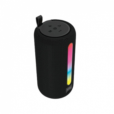 Parlante Bluetooth Muv Negro 5W Con Luz Netmak (Nm-Muv-B)