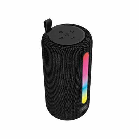 Parlante Bluetooth Muv Negro 5W Con Luz Netmak (Nm-Muv-B)