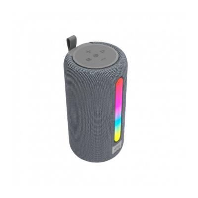 Parlante Bluetooth Muv Gris 5W Con Luz Netmak (Nm-Muv-B)