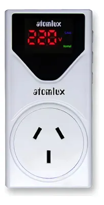 Protector De Tension Digital 10Amp 2200W Atomlux