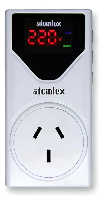 Protector De Tension Digital 10Amp 2200W Atomlux