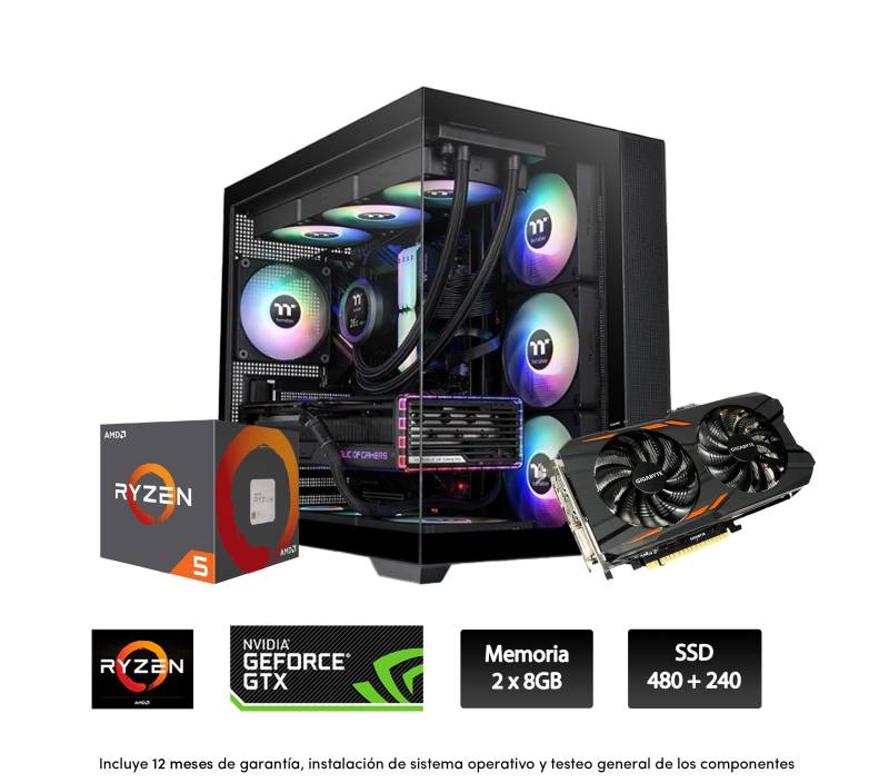 Pc Outlet (E.i) R3 4100, 8X2 Gb, A520, Cromax, Rx6400, Ssd 240Gb (Pc Outlet)