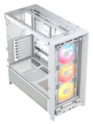 Gabinete Corsair 4000D Frame Rs Argb Mid-Tower Fanx3 White