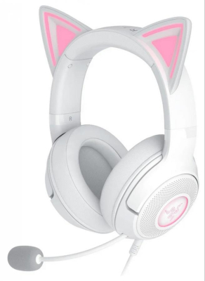 Auricular Gamer Razer Kraken Kitty V2 White Usb Rgb