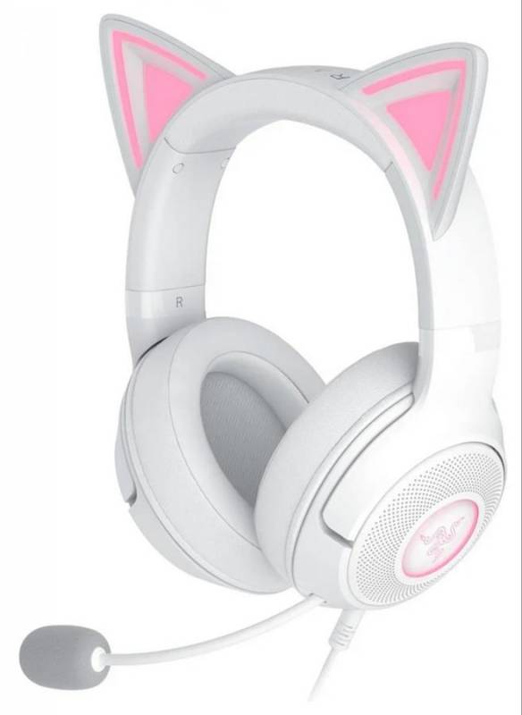Auricular Gamer Razer Kraken Kitty V2 White Usb Rgb