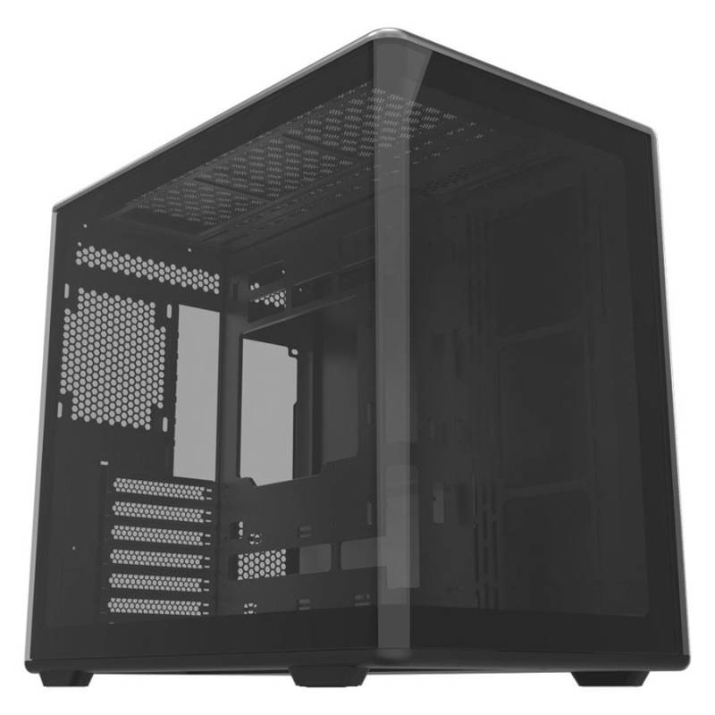 Gabinete Cooler Master Elite 600 Vidrio Templado Curvo Black S/Fuente