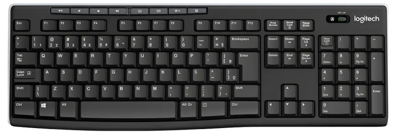 Teclado Logitech Wireless K270 Graphite