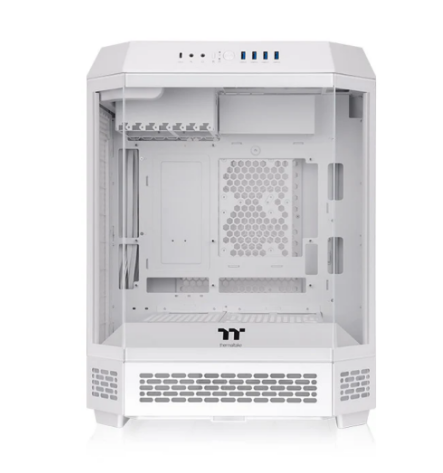 Gabinete Tt The Tower 600 Mid-Tower Tg X3 Fan X2 Snow White