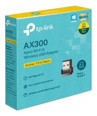Archer Tx1U Nano P.redw Usb Ax300 Wifi 6