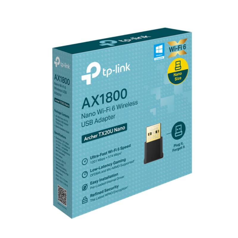 Archer Tx20U Nano P Red Usb Ax1800 D Band