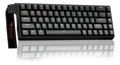 Aula Win68He Black Standard Sw Greywood Teclado Mecanico En 65%