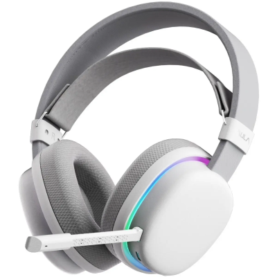 Aula G7 White Auricular Inalambrico Usb Bluetooth Cableado Blanco Rgb