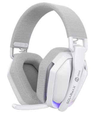 Auricular Inalambrico Gamer Blanco Solarmax Tri Mode Lightweight (Ghw97W) 24140A