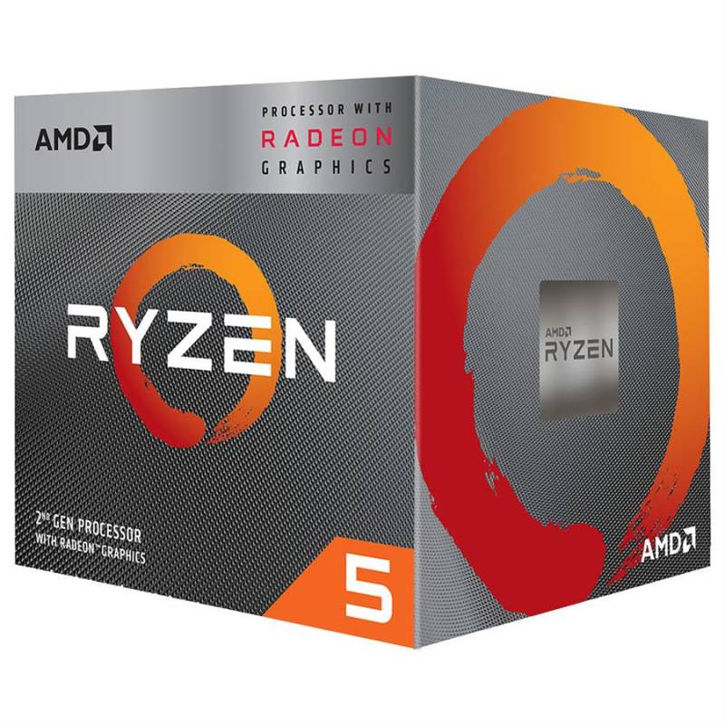 Cpu Amd Ryzen 5 3400G Am4 3.7Ghz 65W Tray Sin Cooler (Oem)