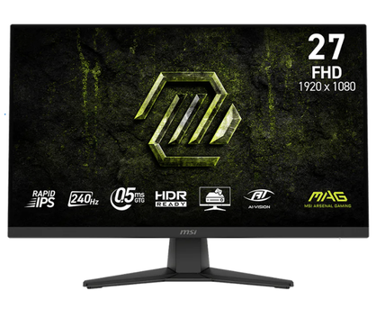 Monitor Gamer Msi 27 Fhd Rapid Ips 240Hz 0.5Ms Flat 2Xhdmi + 1