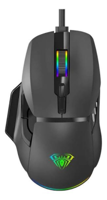 Aula F815 Negro Mouse Usb Rgb 12800 Dpi 6D