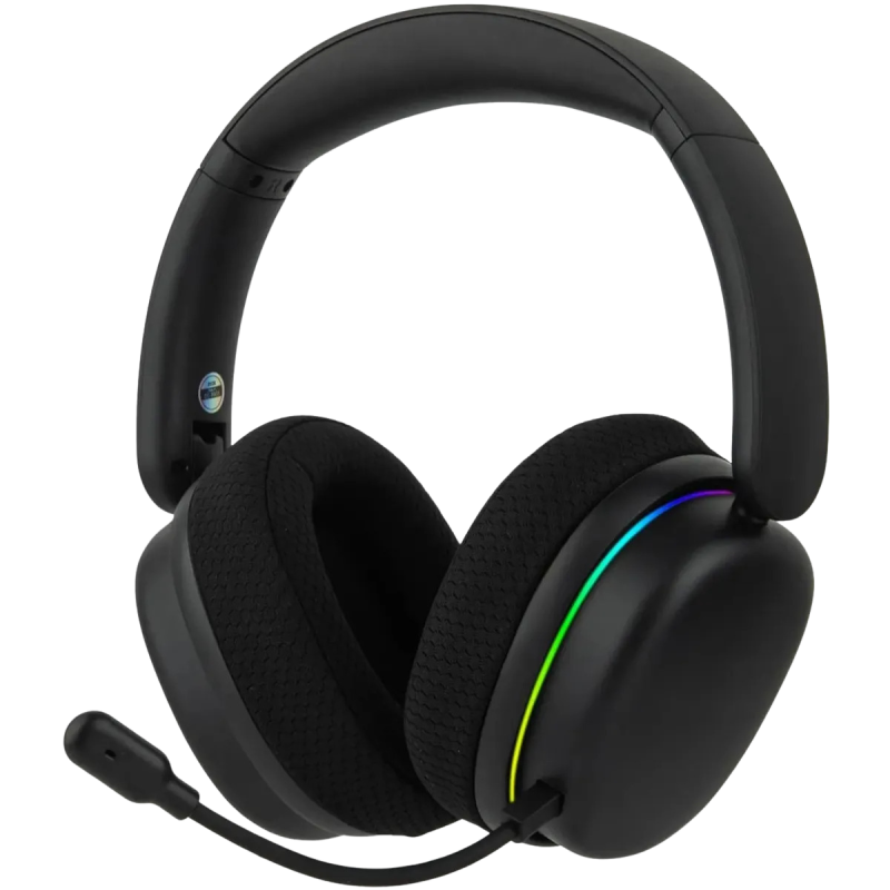 Aula G7 Pro Negro Negro Auricular Inalambrico Usb 2.4Ghz Bluetooth Cableado Rgb Surround Plegables