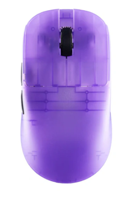 Atk Zero Frosted Purple Mouse Gamer Cableado/Wireless 42K Dpi 8Khz 44Gr Paw3950 Ultra C/Dongle 8Khz