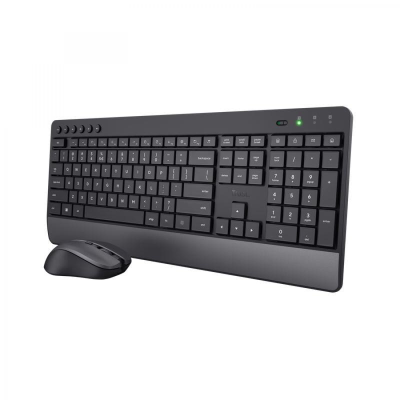Combo Teclado Y Mouse Trust Trezo Wireless Eco Es