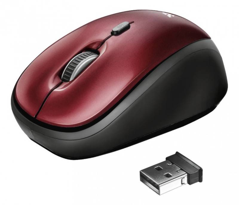 Mouse Trust Yvi Wireless Eco Red