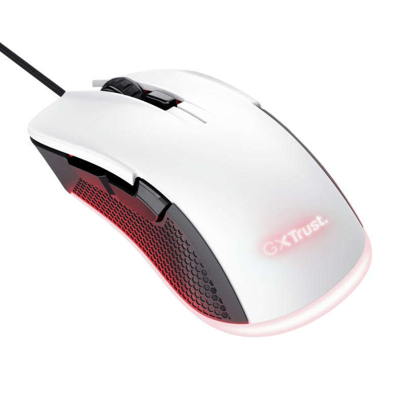 Mouse Trust Ybar Gaming Eco White Gxt922W