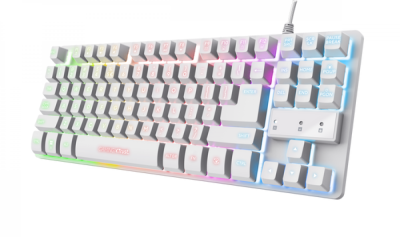 Teclado Trust Thado Tkl Es White Gxt833W