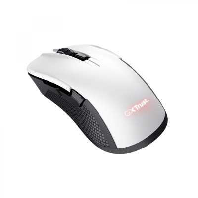 Mouse Trust Gaming Ybar Wireless White Gxt923W