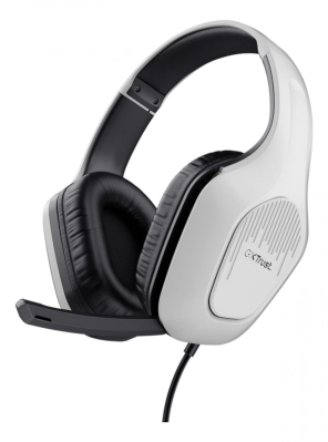 Auricular Gamer Trust Zirox White Gxt415W