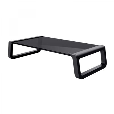 Soporte Trust Monta Monitor Vidrio Stand Black
