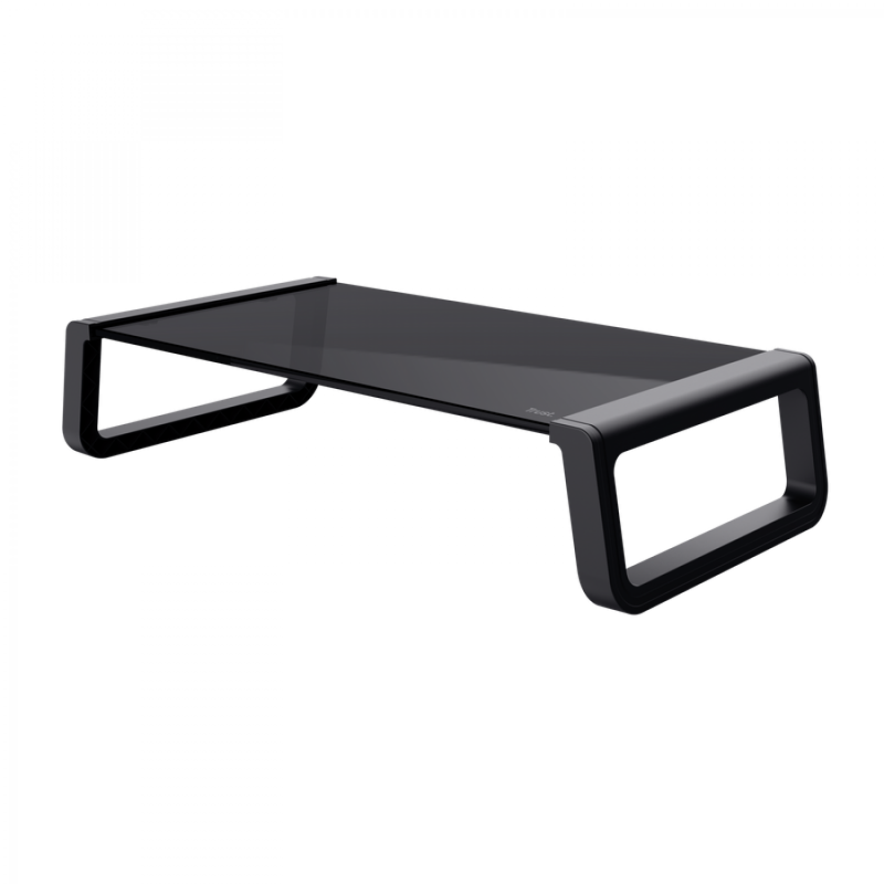 Soporte Trust Monta Monitor Vidrio Stand Black