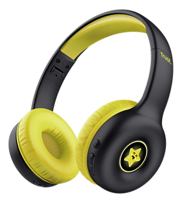 Auricular Trust Wireless Kids Black