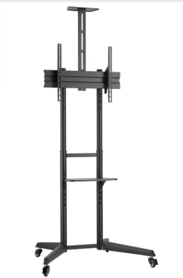 Soporte Intelaid Tv Movil En Acero Regulable En Altura  Estante Para Camara It-Smt