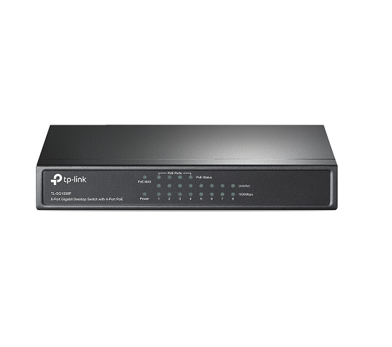 Tl-Sg1008P Switch 8P Giga (4 Ptos Poe) Tp-Link Desk (1160)