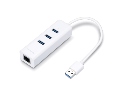 Ue330 Adap Usb 3.0 A Ethernet Gigabit Rj45 + Minihub (4553)
