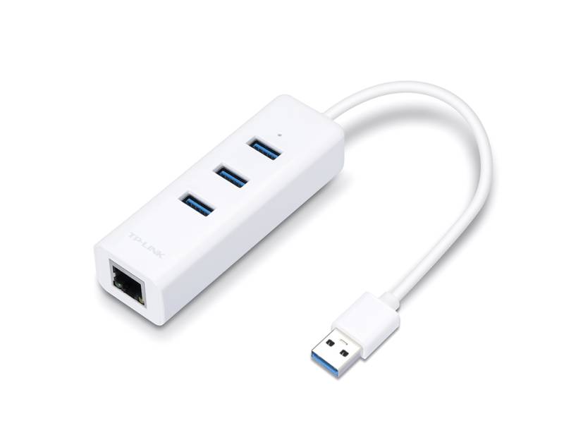 Ue330 Adap Usb 3.0 A Ethernet Gigabit Rj45 + Minihub (4553)