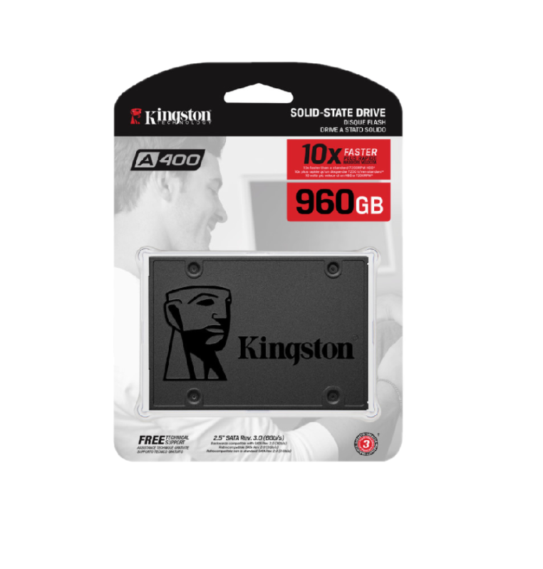 Disco Ssd Kingston A400 960 Gb Sata Interno 7 Mm (7357)