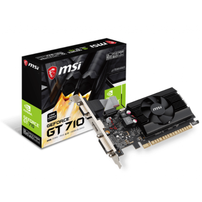 Vga Msi Geforce Gt 710 2G Lp Ddr3 (0427)