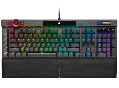 Teclado Corsair K100 Rgb Mecanico Switch Corsair Opx Black (1942)