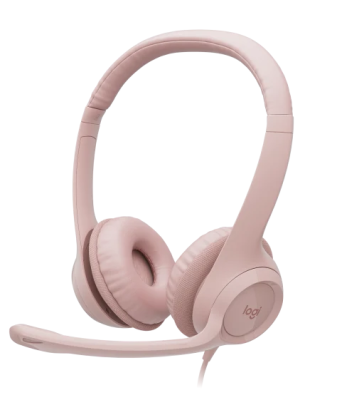 Auricular C/Microfono Logitech H390 Rose 981-001280