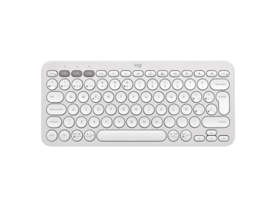 Teclado Logitech Bluetooth K380S Pebble White 920-011784