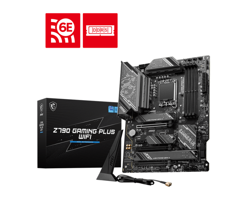 Mother Msi Z790 Gaming Plus Wifi Ddr5 1700 (12Va/13Va/14Va Gen) (4712)
