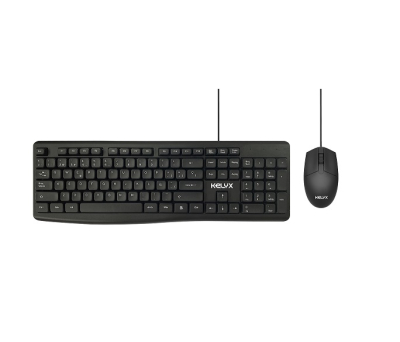 Teclado+Mouse Kelyx Usb Cableado Negro (7107)