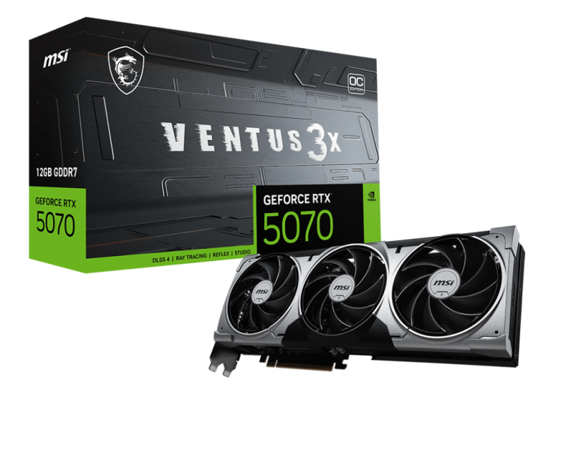Vga Msi Geforce Rtx 5070 Ventus 3X Oc 12G (8281)